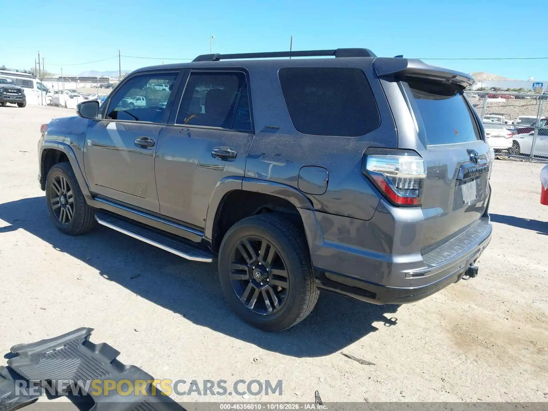 3 fotografías del automóvil dañado JTEJU5JRXM5838186 TOYOTA 4RUNNER 2021