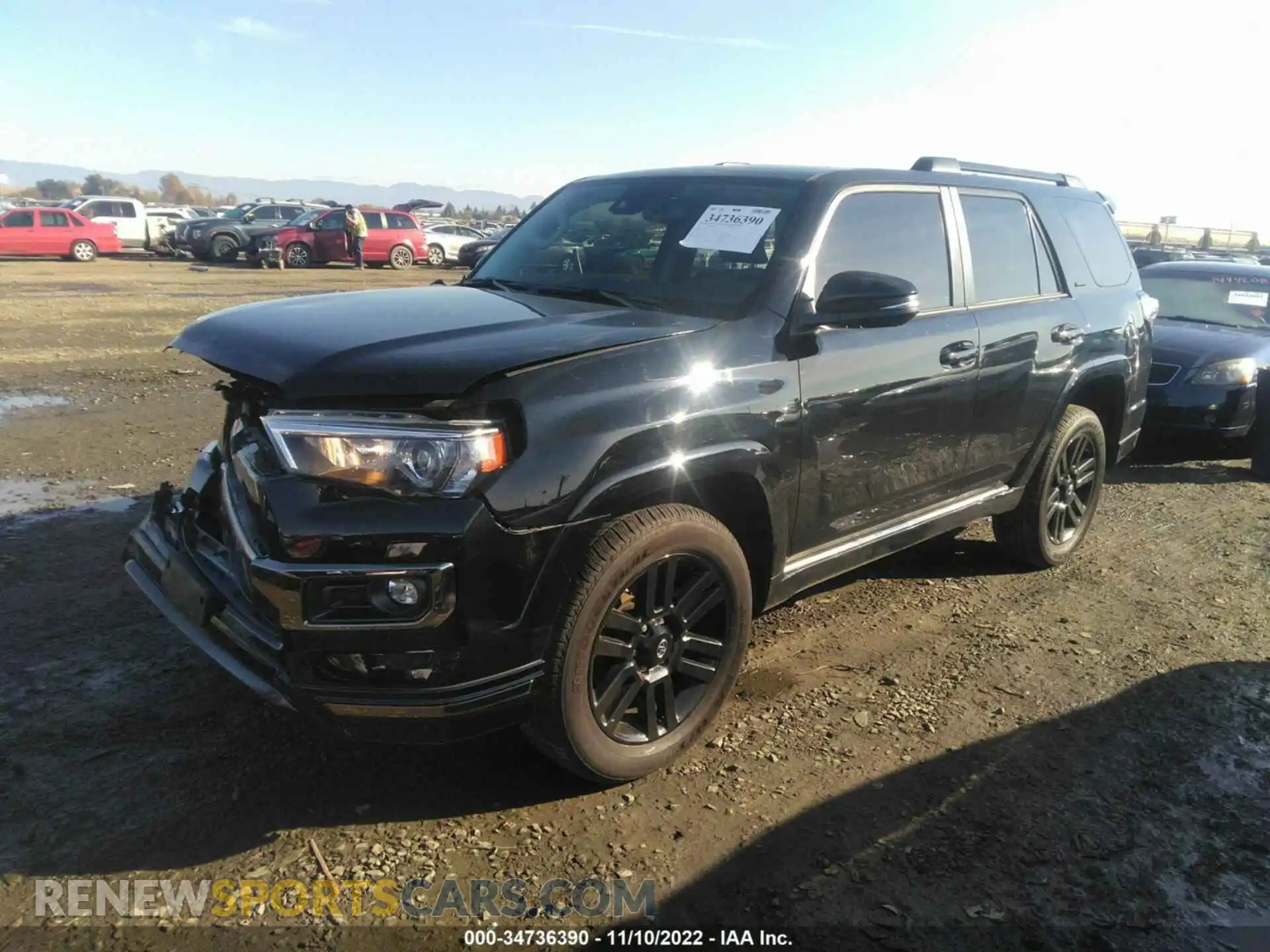 2 Photograph of a damaged car JTEJU5JRXM5901528 TOYOTA 4RUNNER 2021