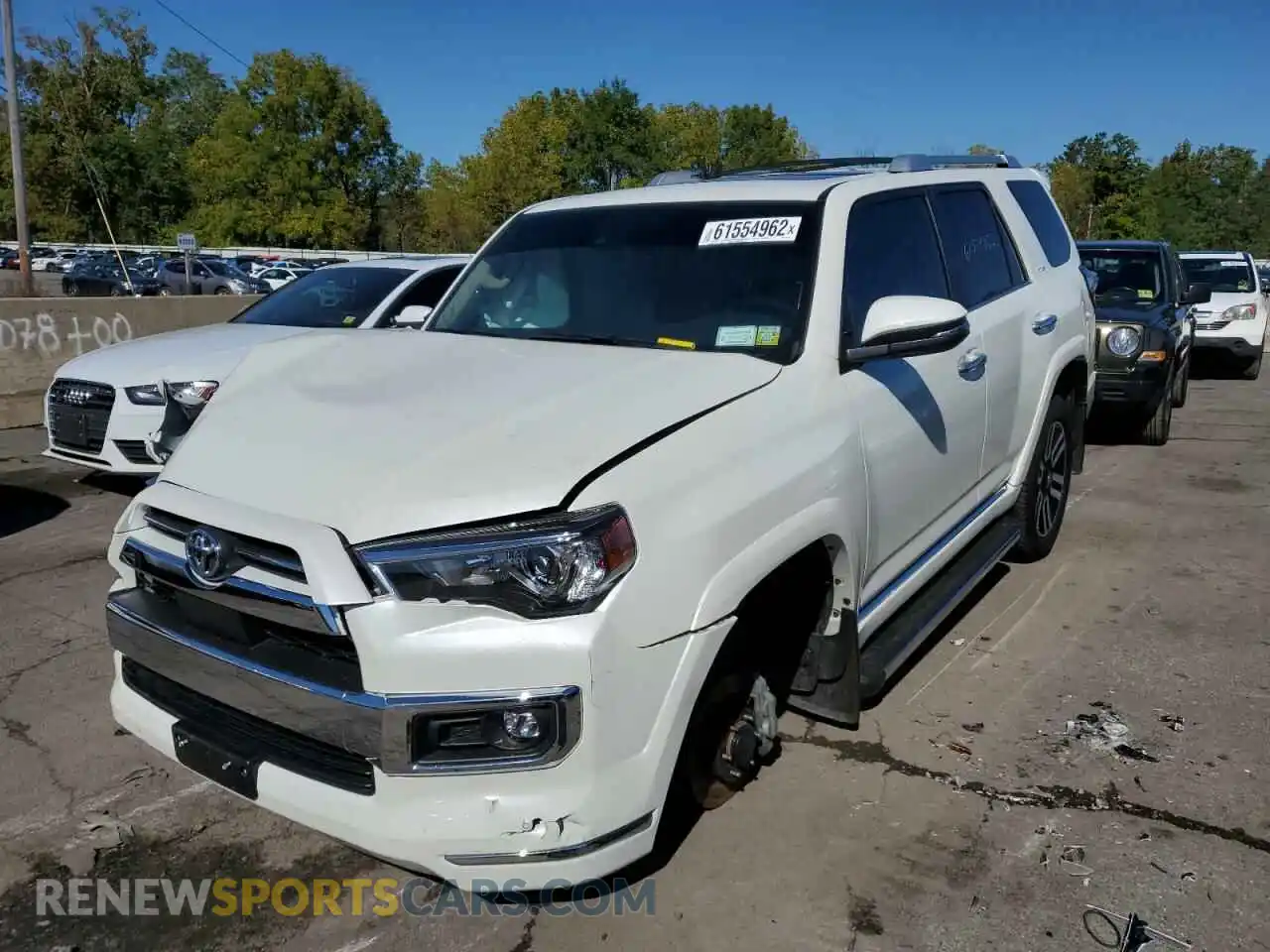 2 Photograph of a damaged car JTEKU5JR3M5926176 TOYOTA 4RUNNER 2021