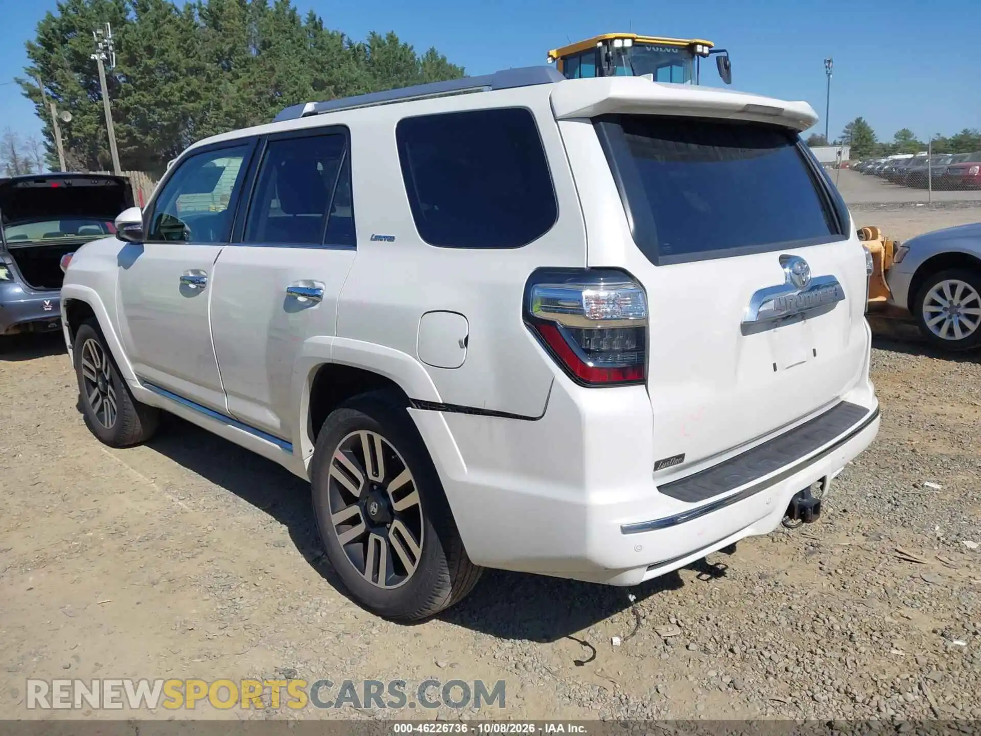 3 Фотография поврежденного автомобиля JTEKU5JR4M5863637 TOYOTA 4RUNNER 2021