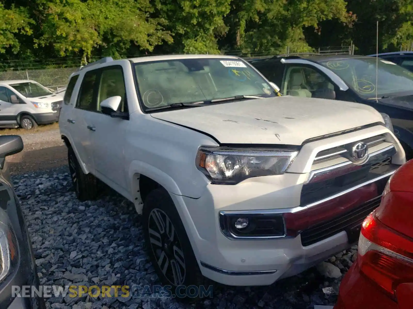 1 fotografías del automóvil dañado JTEKU5JR4M5887341 TOYOTA 4RUNNER 2021