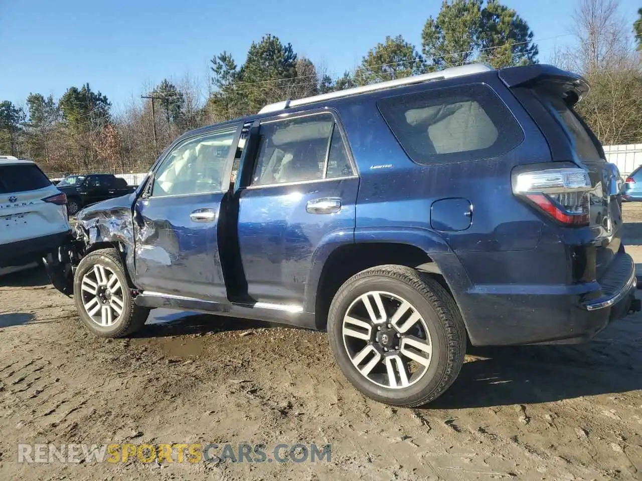 2 Photograph of a damaged car JTEKU5JR5M5960278 TOYOTA 4RUNNER 2021