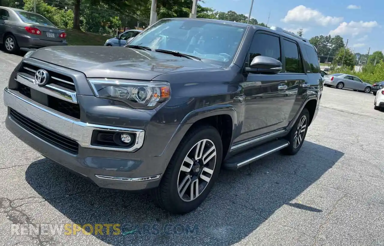2 Photograph of a damaged car JTEKU5JR7M5909395 TOYOTA 4RUNNER 2021