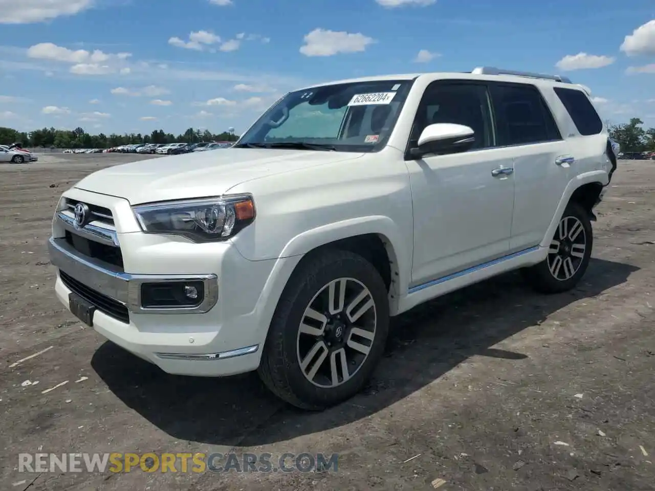 1 Photograph of a damaged car JTEKU5JRXM5951320 TOYOTA 4RUNNER 2021