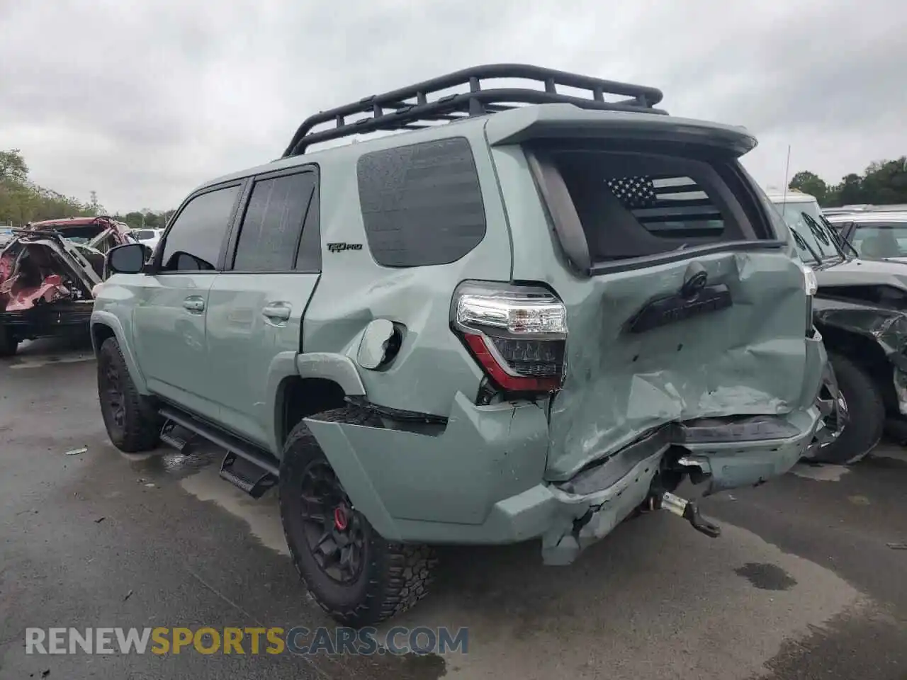2 Photograph of a damaged car JTELU5JR0M5893044 TOYOTA 4RUNNER 2021