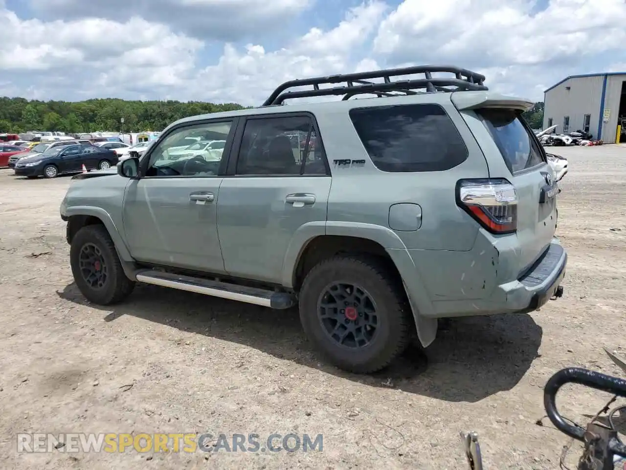 2 Photograph of a damaged car JTELU5JR3M5922391 TOYOTA 4RUNNER 2021