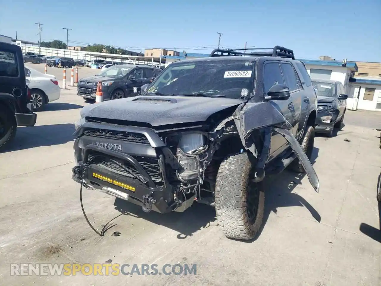 2 Photograph of a damaged car JTELU5JR5M5885330 TOYOTA 4RUNNER 2021