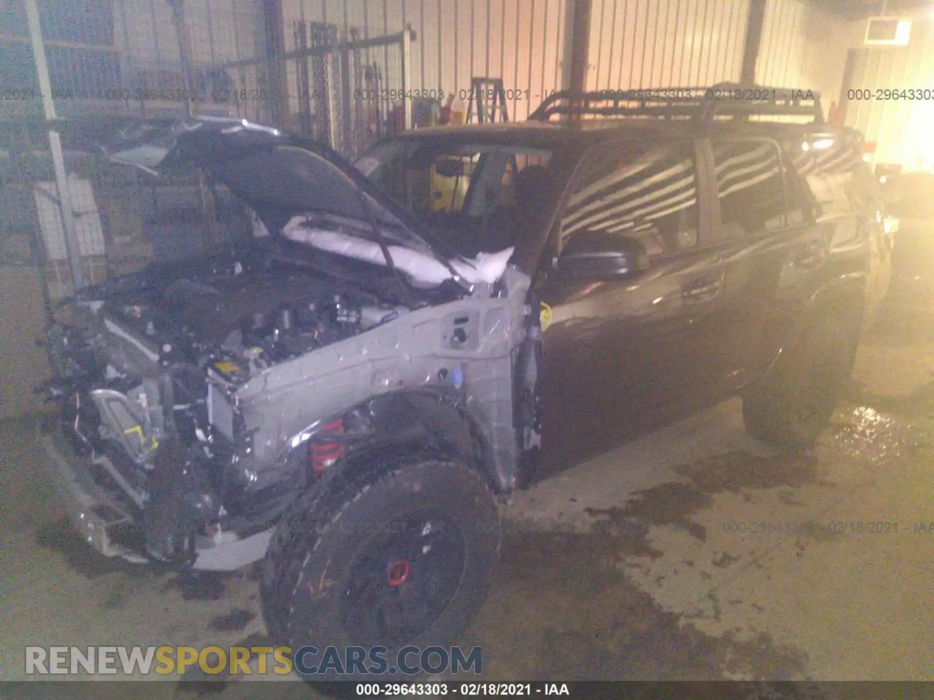 2 Photograph of a damaged car JTELU5JR9M5840343 TOYOTA 4RUNNER 2021
