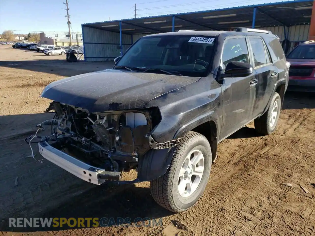 2 Photograph of a damaged car JTEMU5JR0M5862204 TOYOTA 4RUNNER 2021