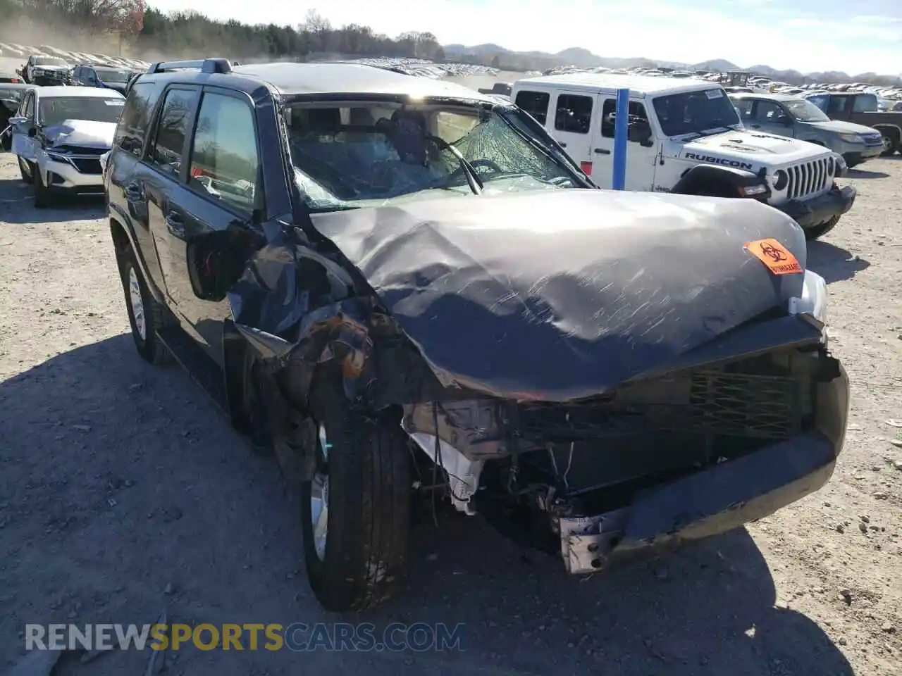 1 Photograph of a damaged car JTEMU5JR0M5939377 TOYOTA 4RUNNER 2021
