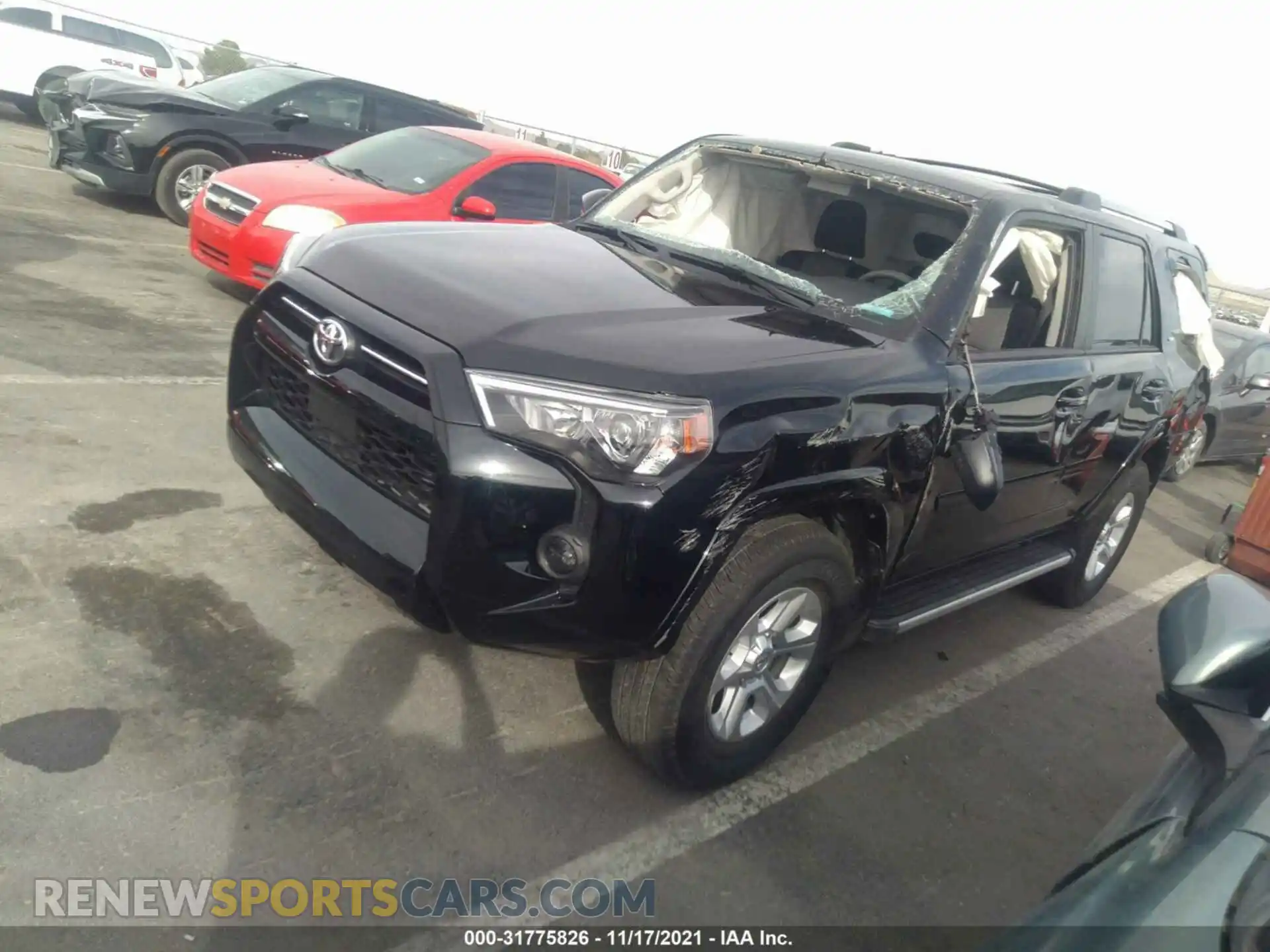 2 Photograph of a damaged car JTEMU5JR0M5956180 TOYOTA 4RUNNER 2021