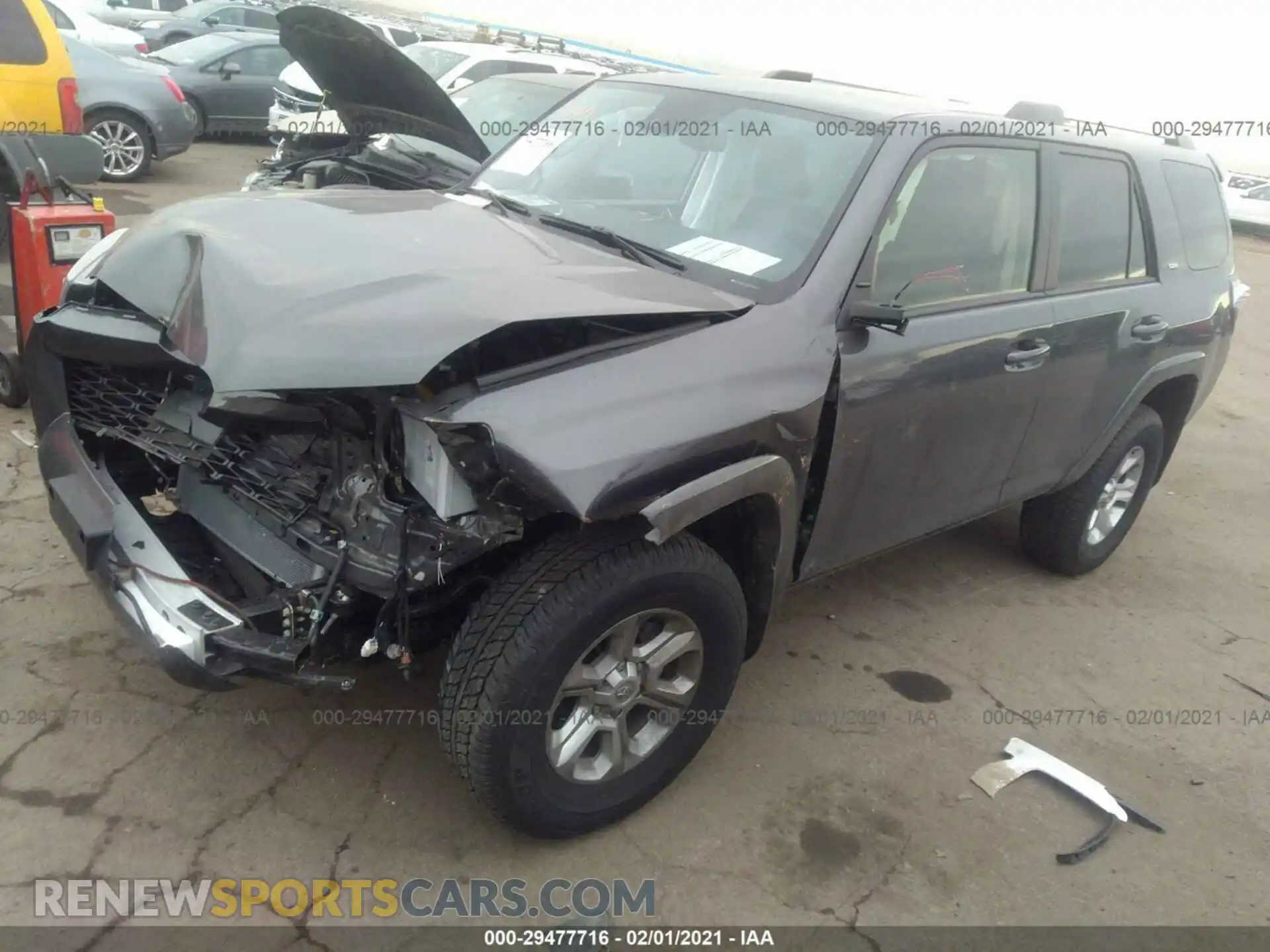2 Photograph of a damaged car JTEMU5JR1M5863071 TOYOTA 4RUNNER 2021