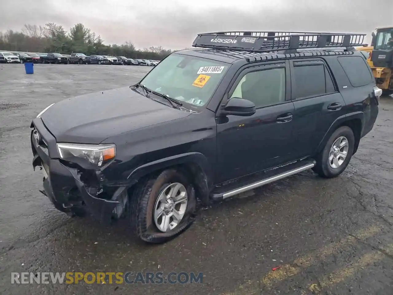 1 Photograph of a damaged car JTEMU5JR1M5956608 TOYOTA 4RUNNER 2021
