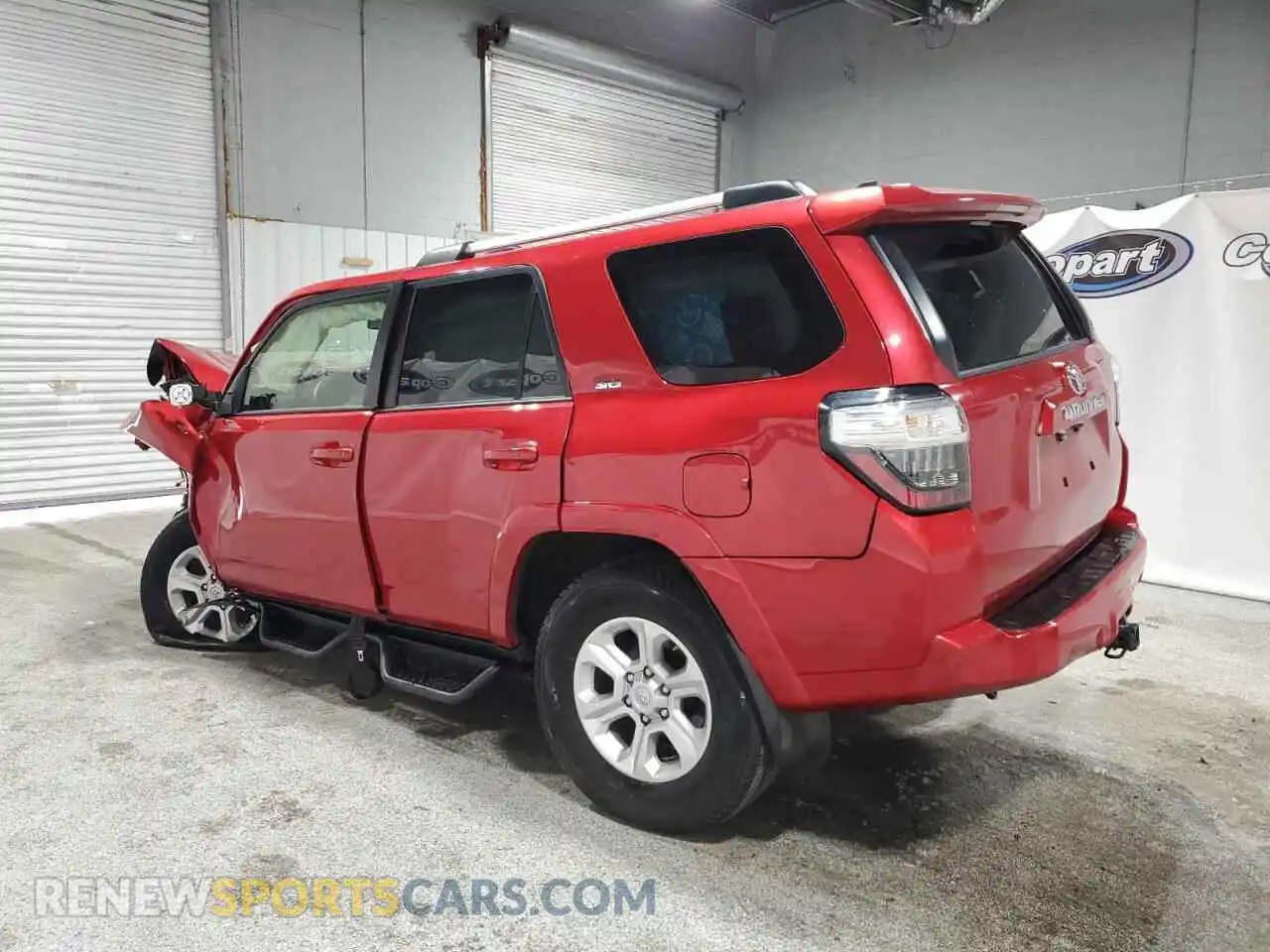 2 Photograph of a damaged car JTEMU5JR2M5854640 TOYOTA 4RUNNER 2021