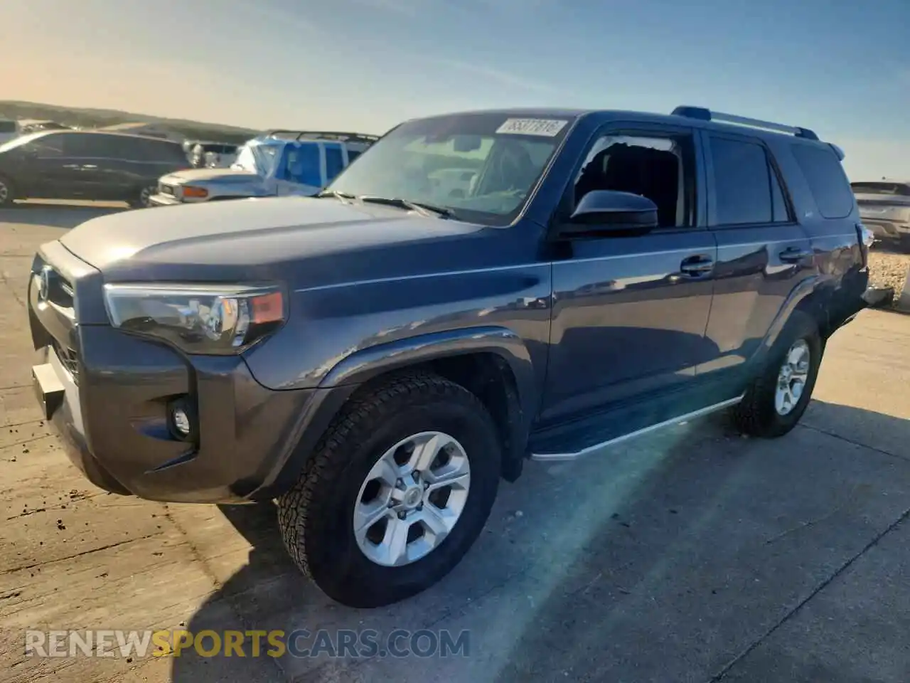 1 fotografías del automóvil dañado JTEMU5JR2M5883149 TOYOTA 4RUNNER 2021