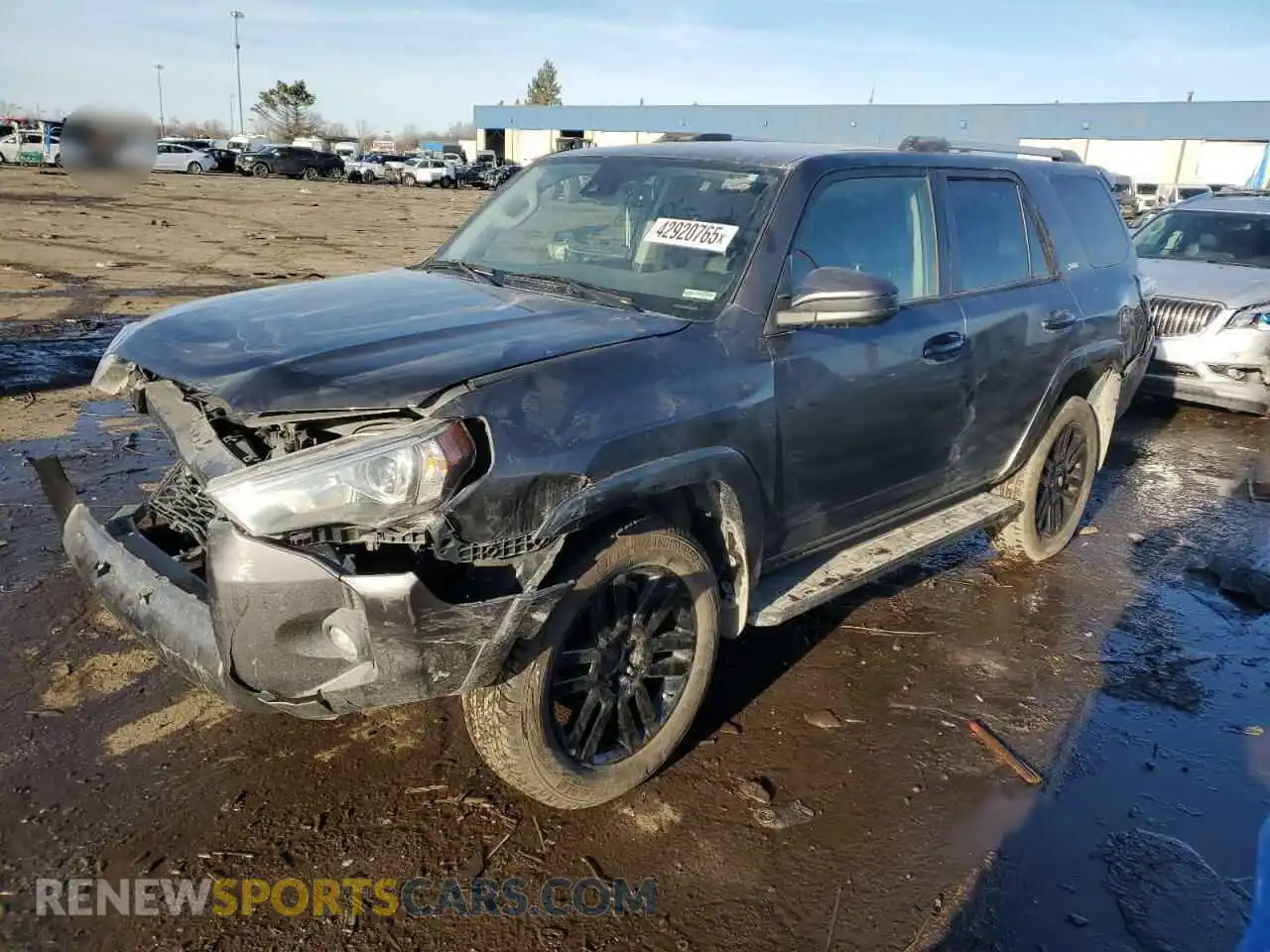 1 Photograph of a damaged car JTEMU5JR3M5939082 TOYOTA 4RUNNER 2021