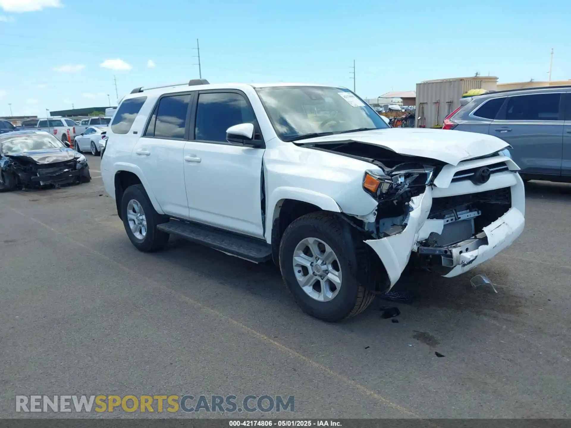 1 Фотография поврежденного автомобиля JTEMU5JR3M5944752 TOYOTA 4RUNNER 2021