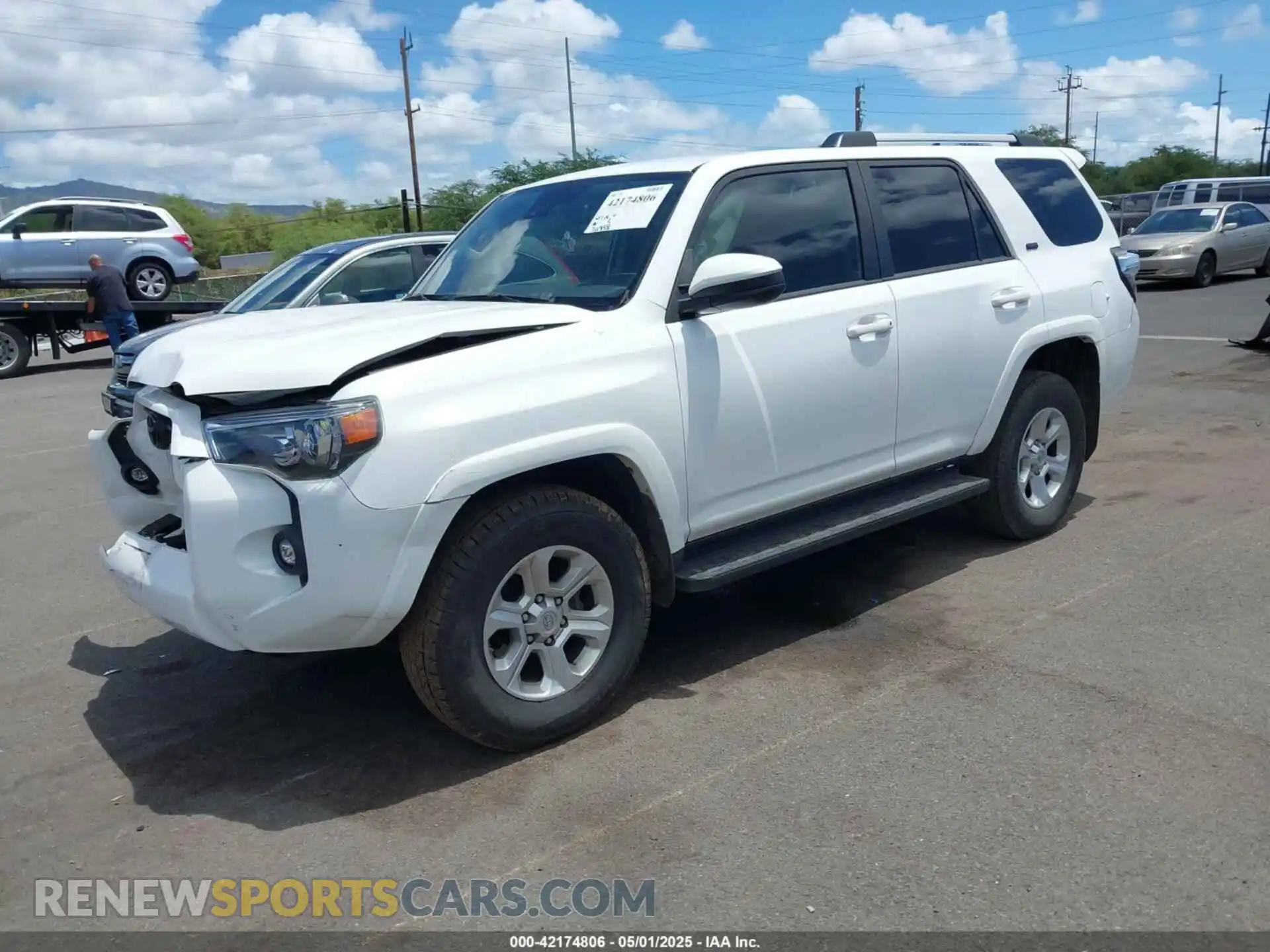 2 Фотография поврежденного автомобиля JTEMU5JR3M5944752 TOYOTA 4RUNNER 2021