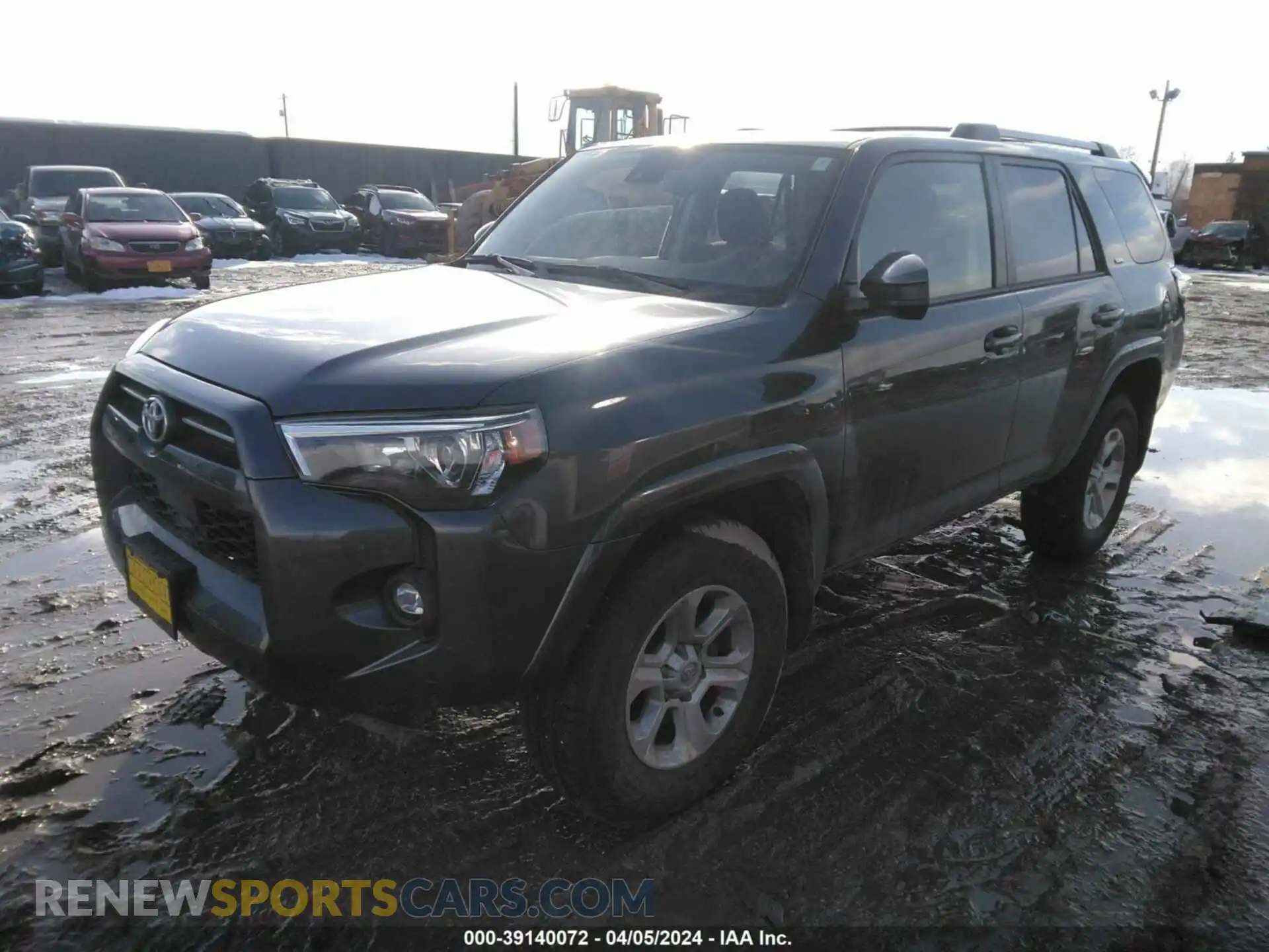 2 Photograph of a damaged car JTEMU5JR3M5947327 TOYOTA 4RUNNER 2021