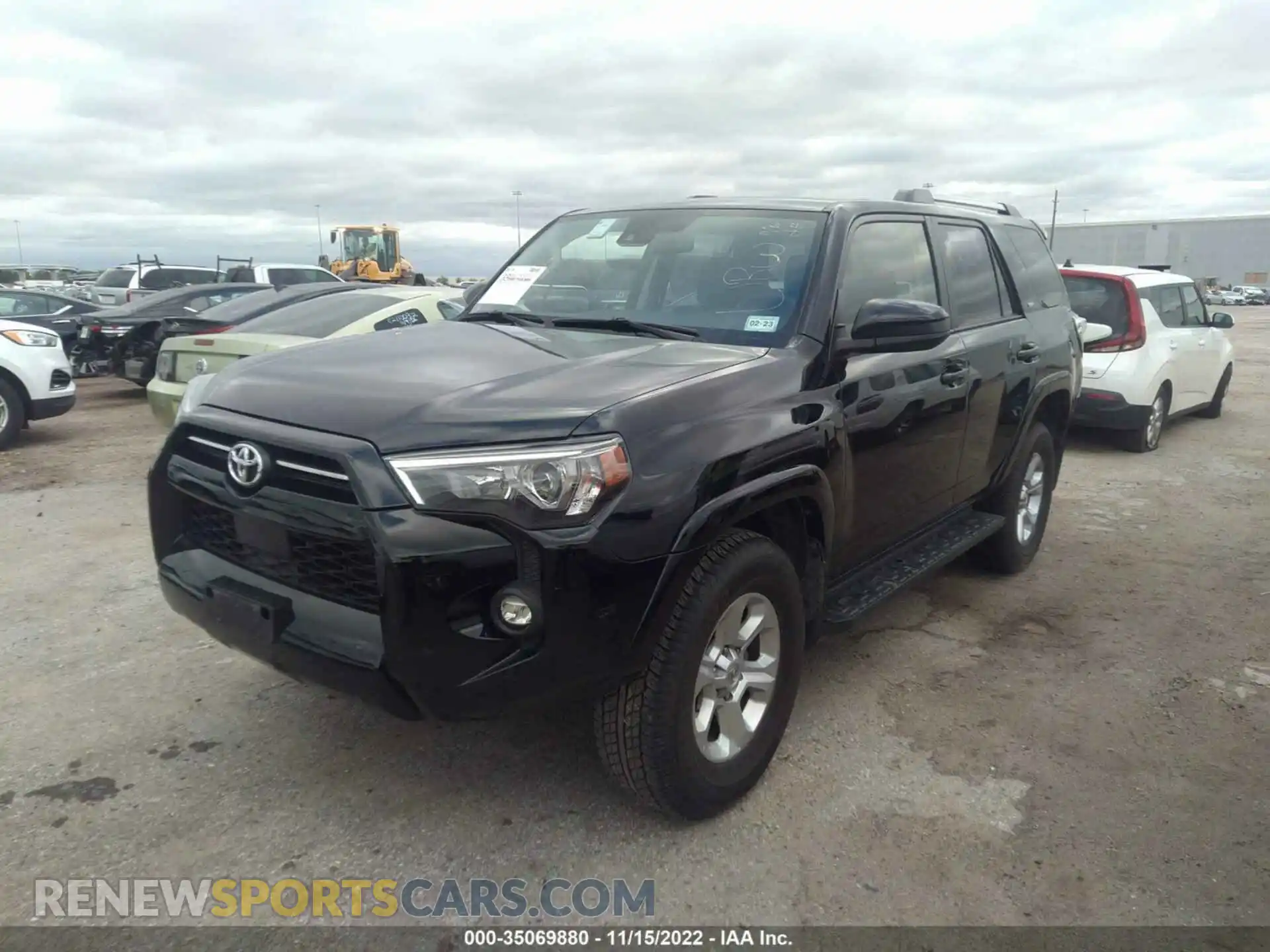 2 Photograph of a damaged car JTEMU5JR4M5901389 TOYOTA 4RUNNER 2021