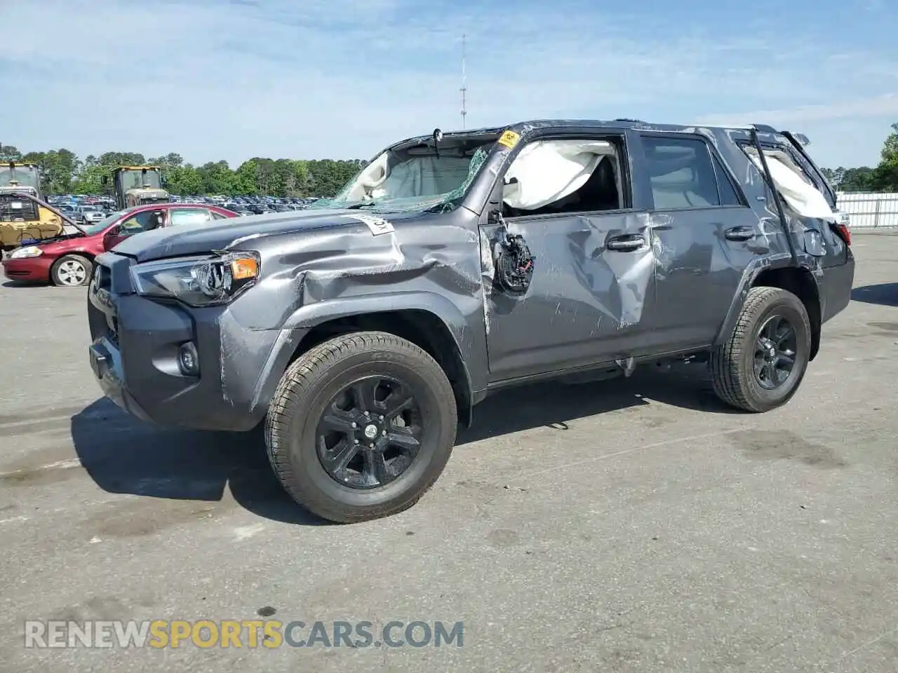 1 Фотография поврежденного автомобиля JTEMU5JR4M5912375 TOYOTA 4RUNNER 2021