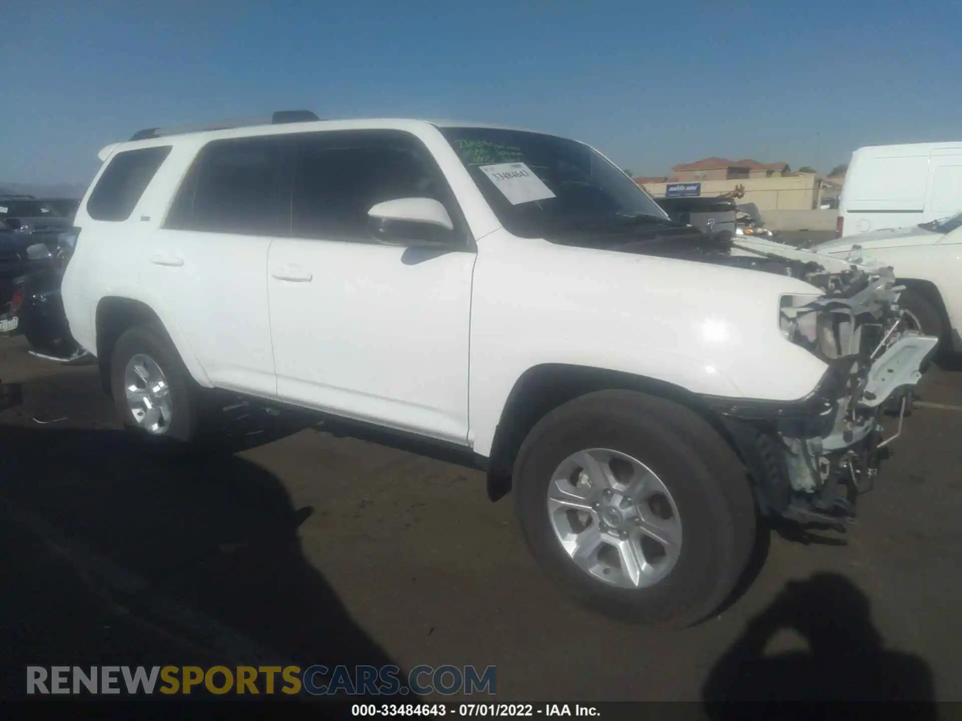 1 Photograph of a damaged car JTEMU5JR5M5897255 TOYOTA 4RUNNER 2021