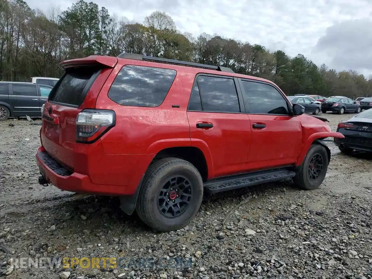 3 Photograph of a damaged car JTEMU5JR5M5933168 TOYOTA 4RUNNER 2021