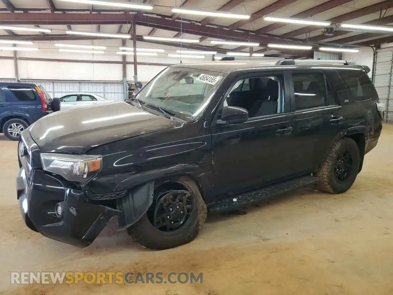 1 Photograph of a damaged car JTEMU5JR5M5933445 TOYOTA 4RUNNER 2021
