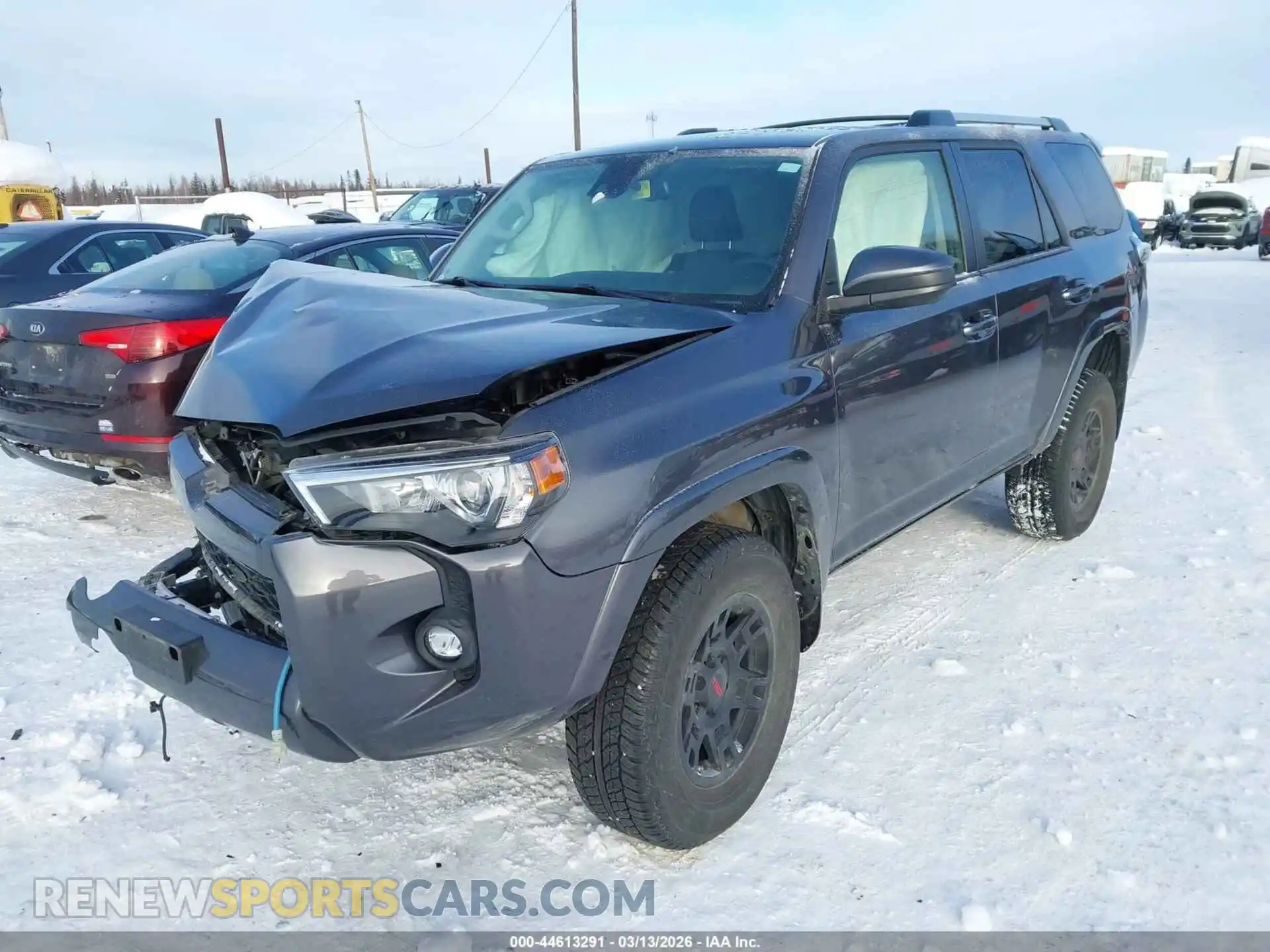 2 Photograph of a damaged car JTEMU5JR5M5946356 TOYOTA 4RUNNER 2021