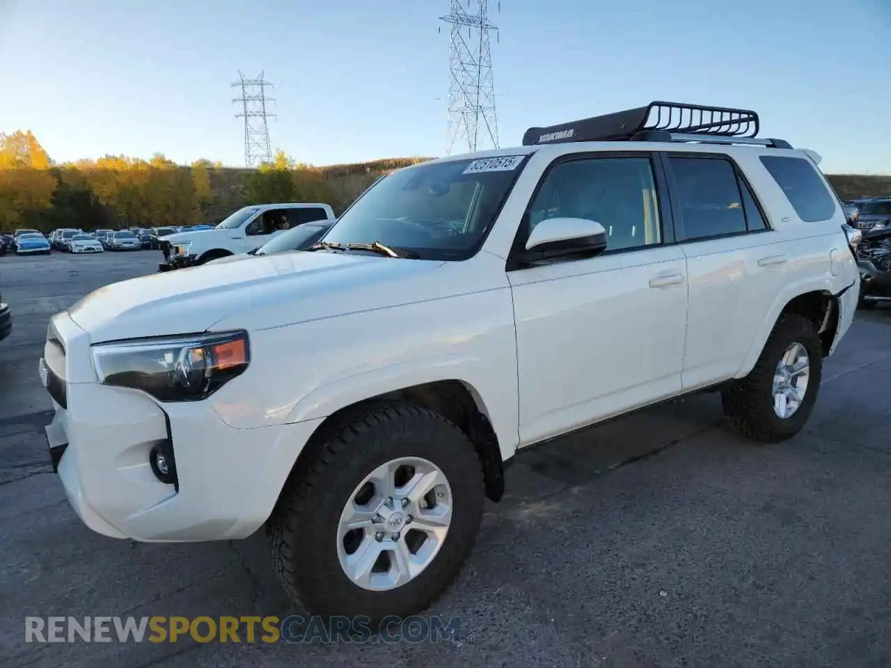 1 Photograph of a damaged car JTEMU5JR6M5969757 TOYOTA 4RUNNER 2021