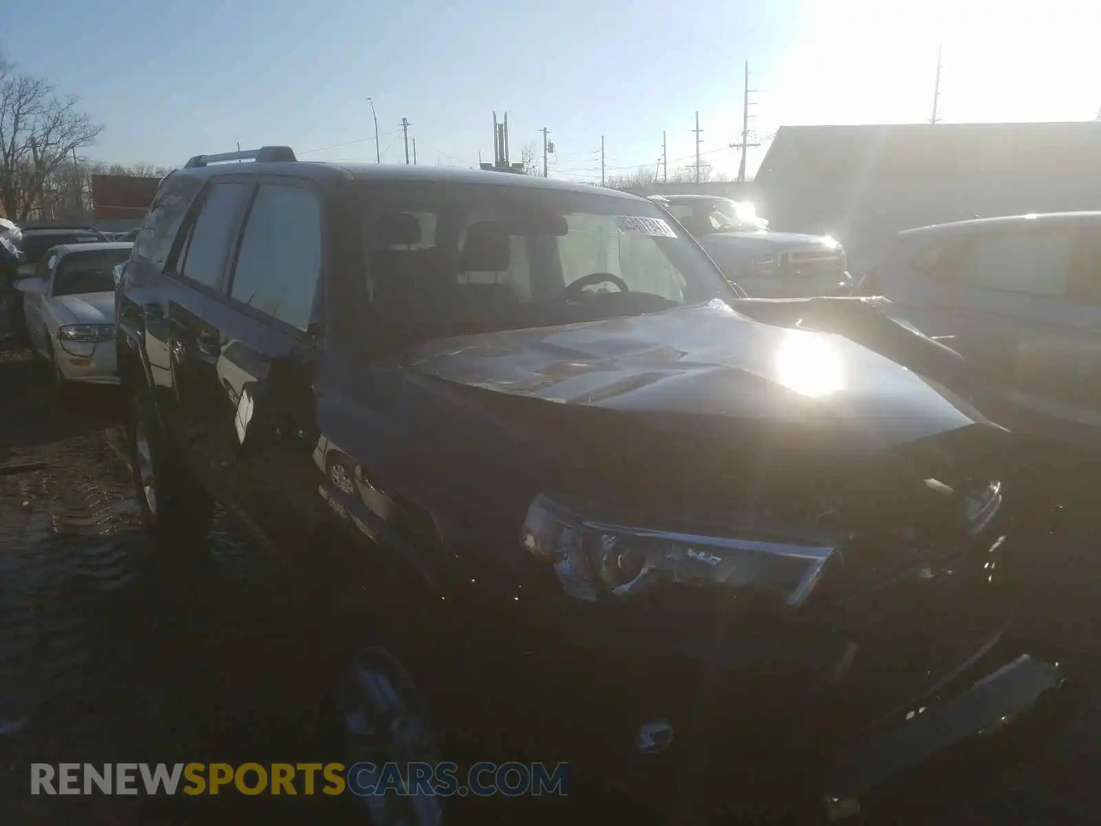1 Photograph of a damaged car JTEMU5JR7M5874317 TOYOTA 4RUNNER 2021