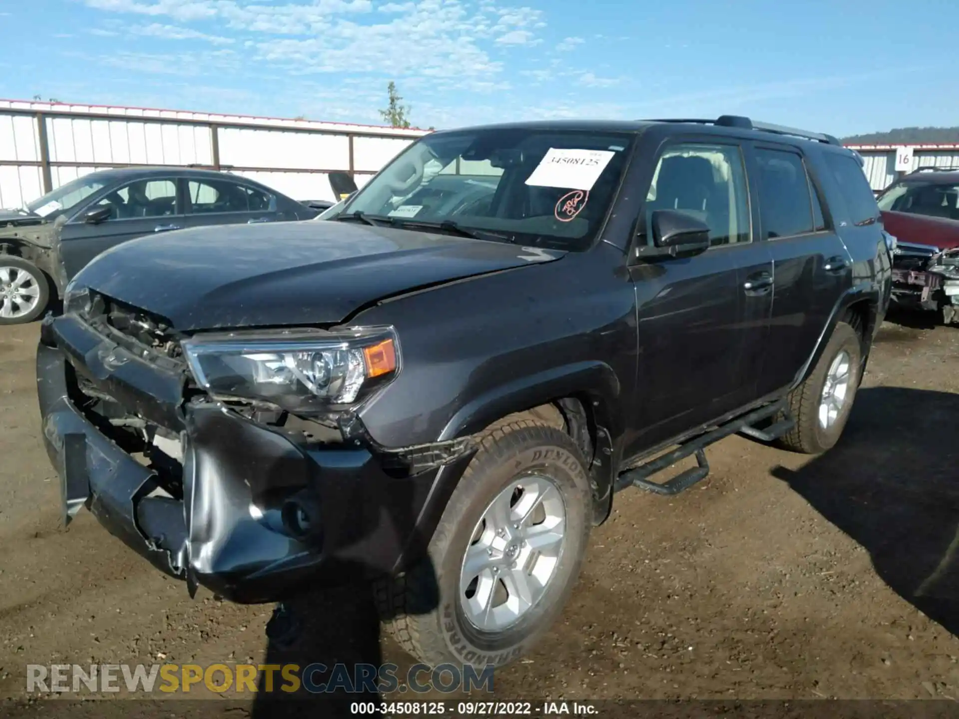 2 Photograph of a damaged car JTEMU5JR7M5900690 TOYOTA 4RUNNER 2021