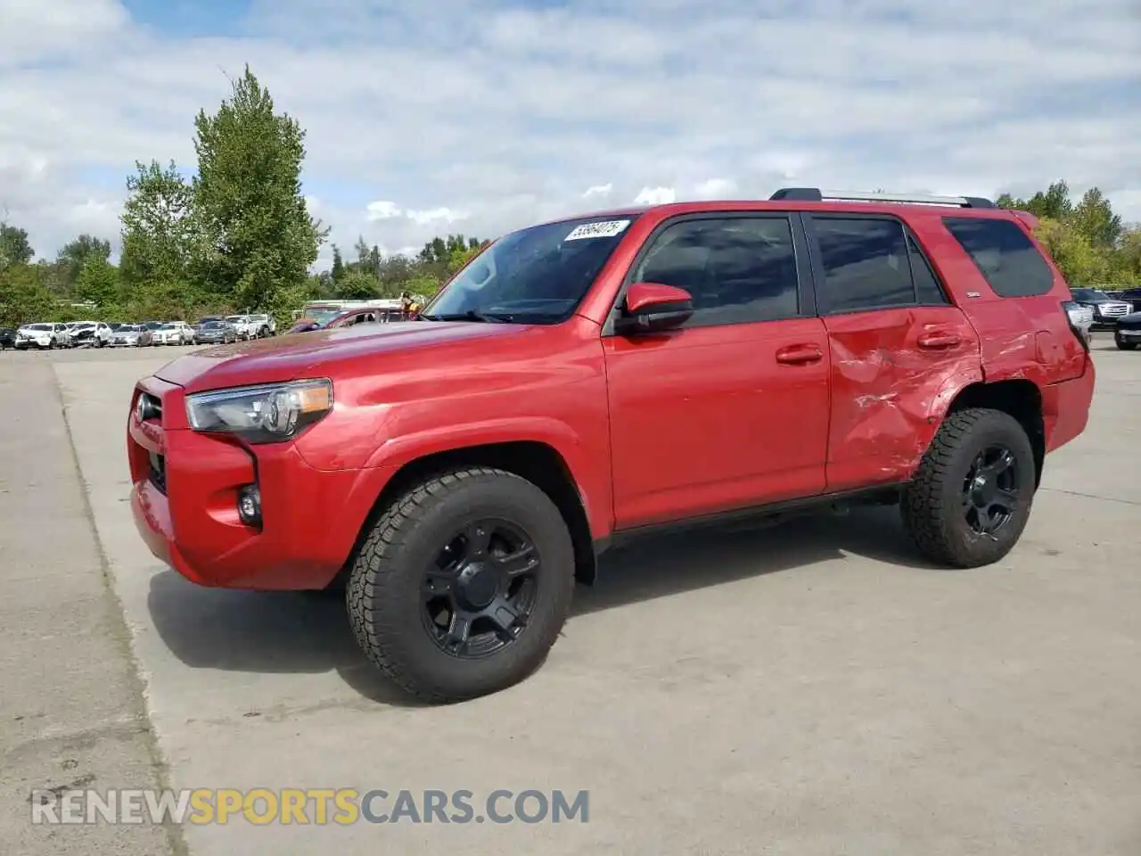 1 Photograph of a damaged car JTEMU5JR7M5949159 TOYOTA 4RUNNER 2021