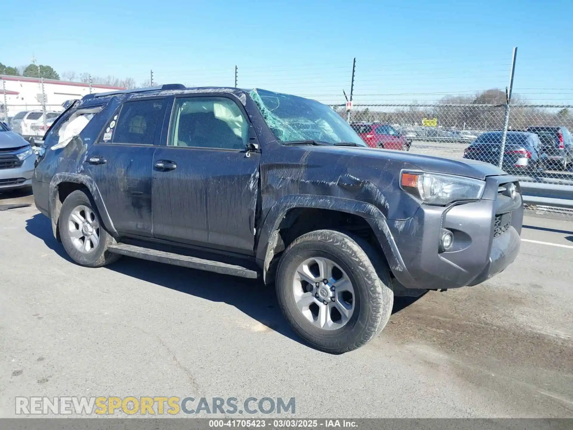 1 Photograph of a damaged car JTEMU5JR7M5953230 TOYOTA 4RUNNER 2021
