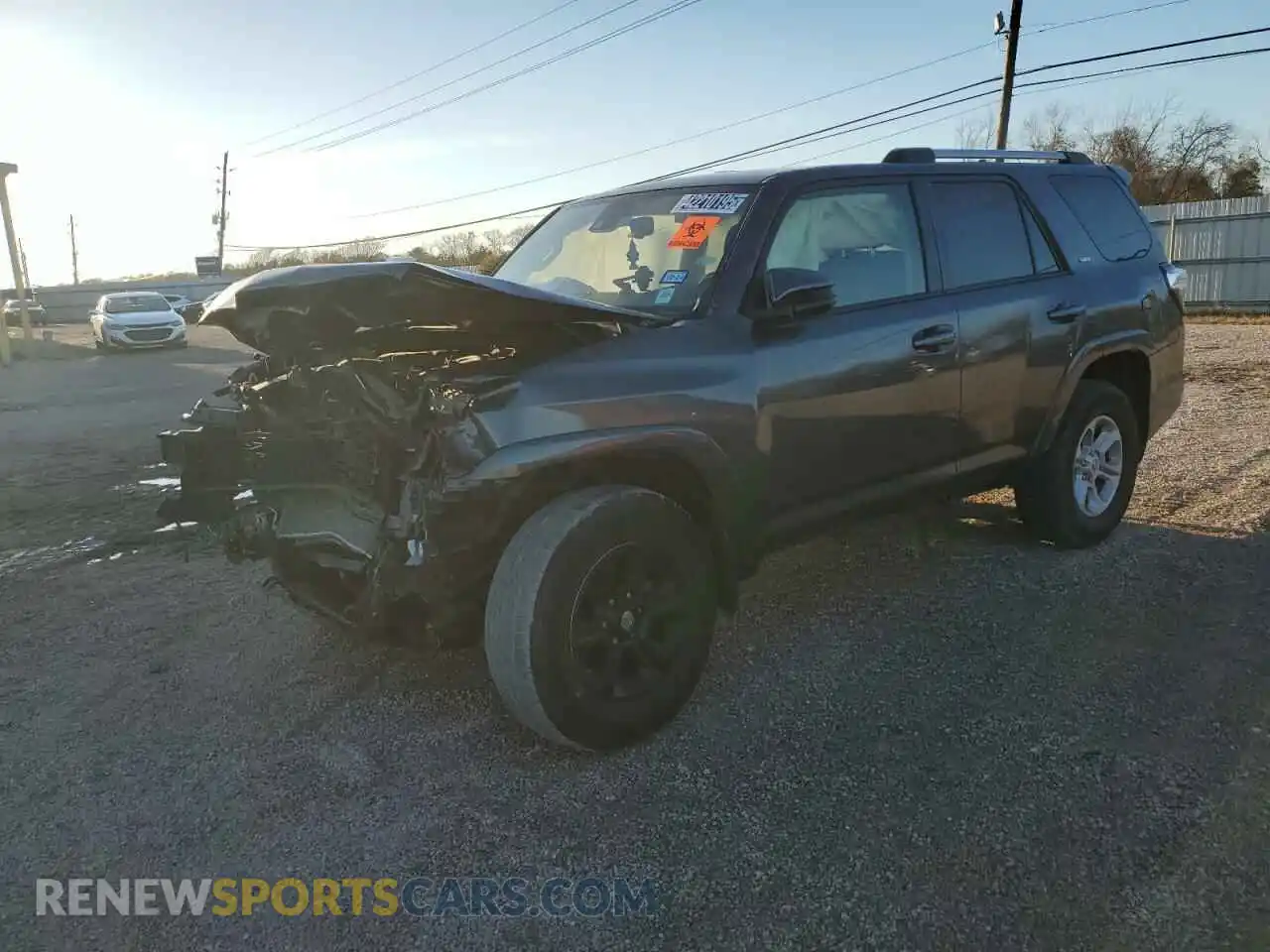 1 Photograph of a damaged car JTEMU5JR8M5866355 TOYOTA 4RUNNER 2021