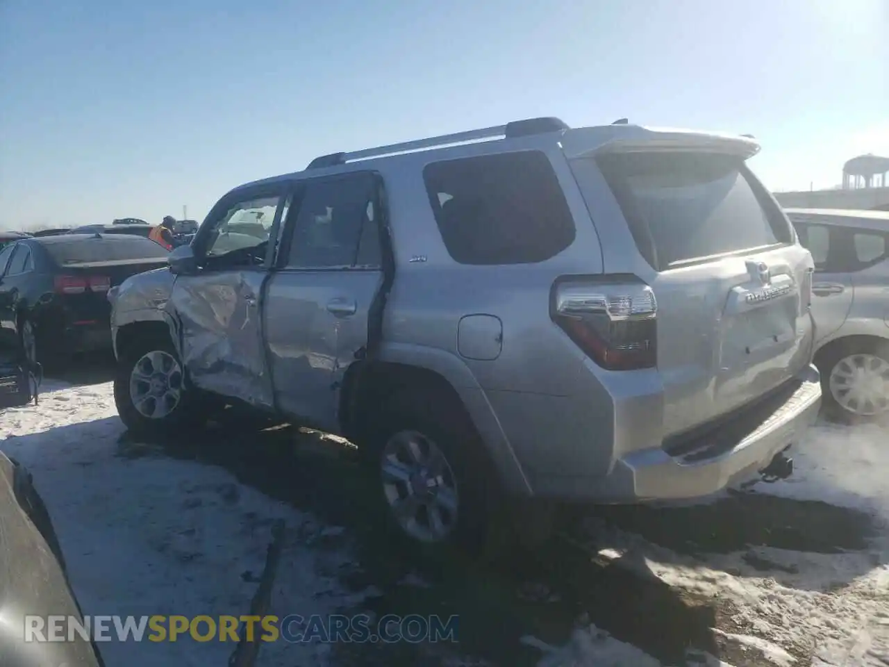 2 Photograph of a damaged car JTEMU5JR8M5900214 TOYOTA 4RUNNER 2021
