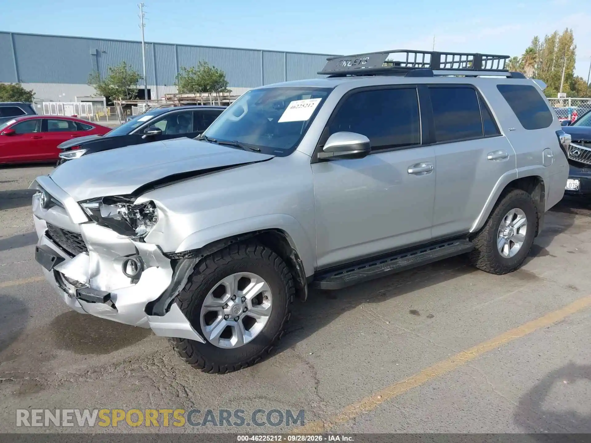 2 Фотография поврежденного автомобиля JTEMU5JR8M5901430 TOYOTA 4RUNNER 2021