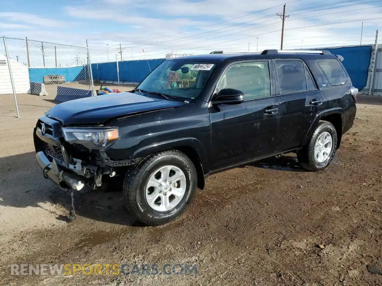 1 Photograph of a damaged car JTEMU5JR8M5931852 TOYOTA 4RUNNER 2021