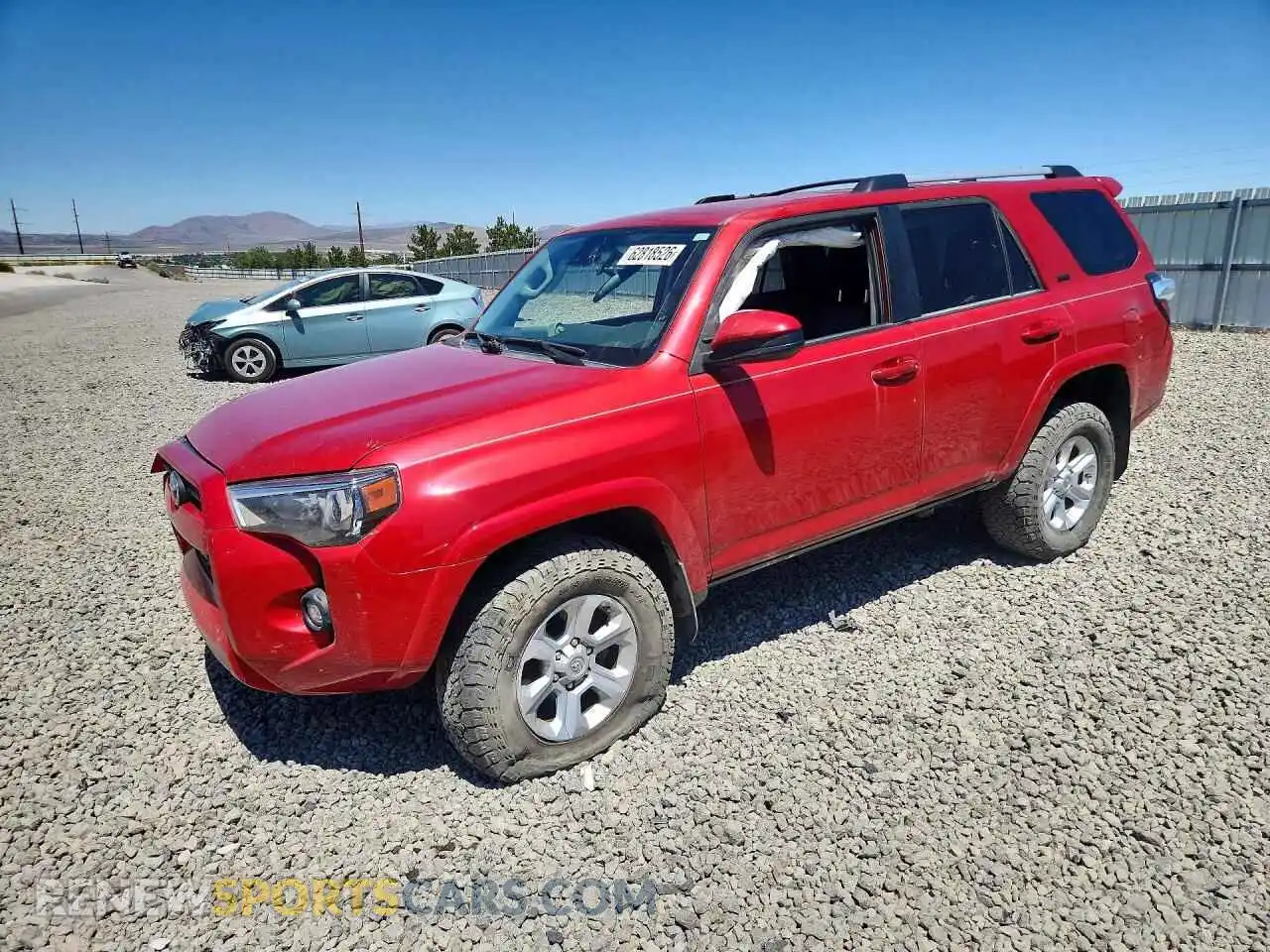 1 Photograph of a damaged car JTEMU5JR8M5948442 TOYOTA 4RUNNER 2021