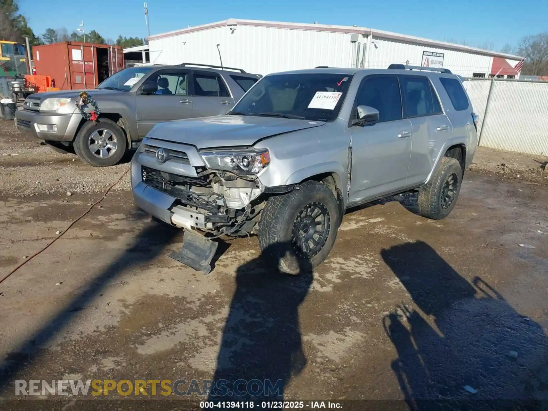 2 Photograph of a damaged car JTEMU5JR9M5896075 TOYOTA 4RUNNER 2021