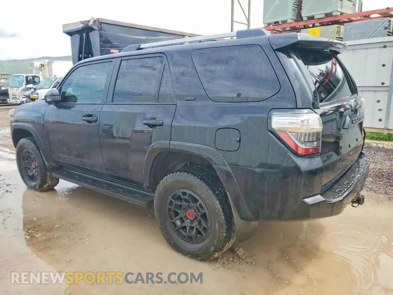 2 fotografías del automóvil dañado JTEMU5JR9M5933626 TOYOTA 4RUNNER 2021