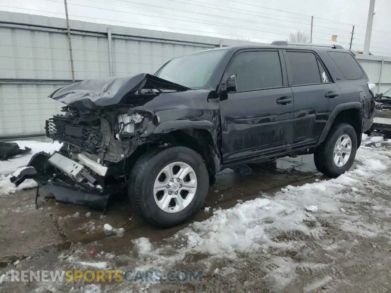 1 Photograph of a damaged car JTEMU5JRXM5859729 TOYOTA 4RUNNER 2021