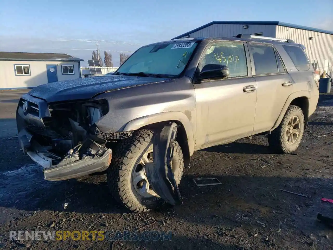 1 Photograph of a damaged car JTEMU5JRXM5884470 TOYOTA 4RUNNER 2021
