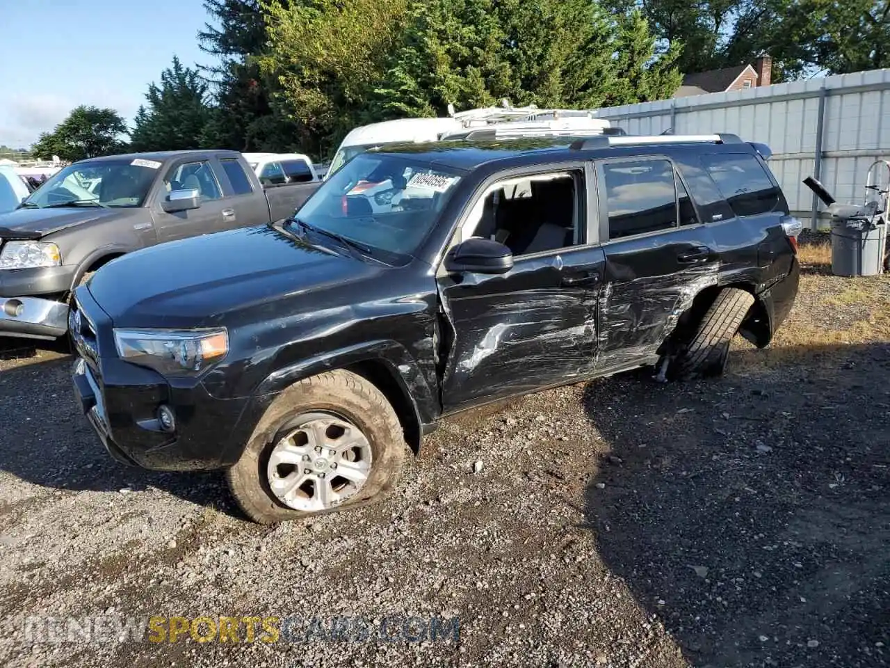 1 Photograph of a damaged car JTEMU5JRXM5901879 TOYOTA 4RUNNER 2021