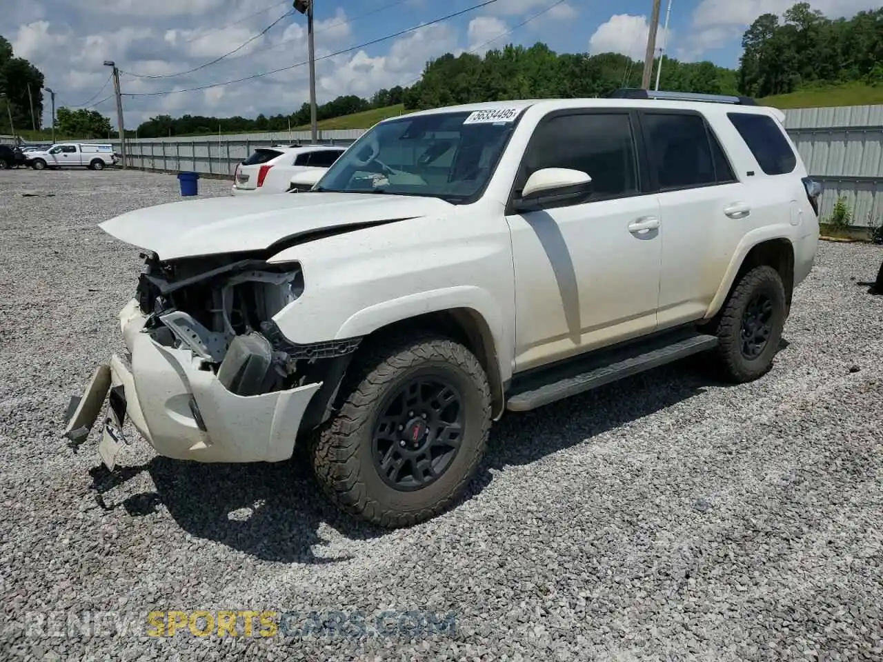 1 Photograph of a damaged car JTEMU5JRXM5915622 TOYOTA 4RUNNER 2021