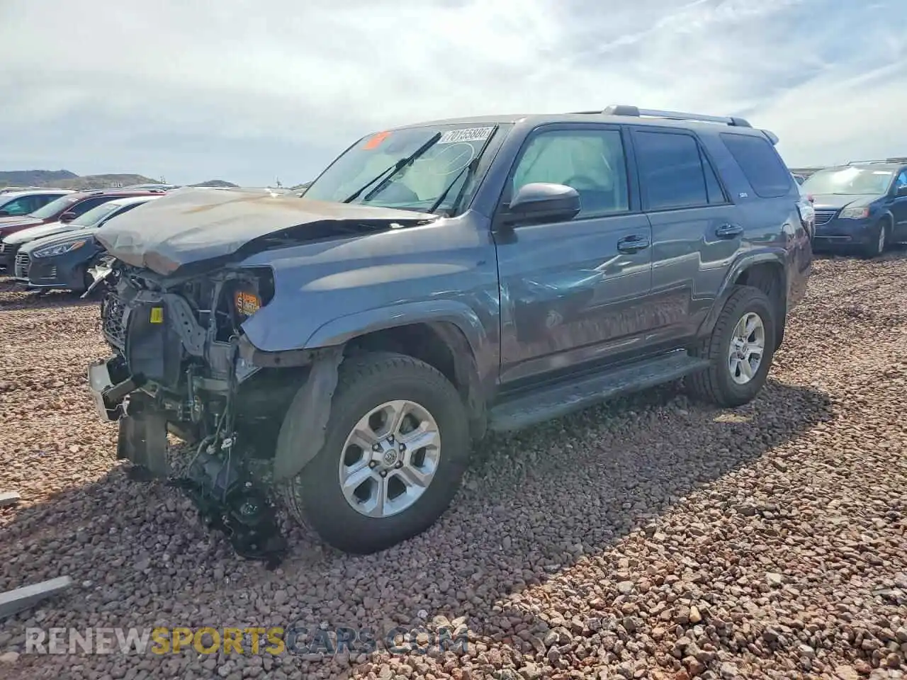 1 Photograph of a damaged car JTEMU5JRXM5969714 TOYOTA 4RUNNER 2021
