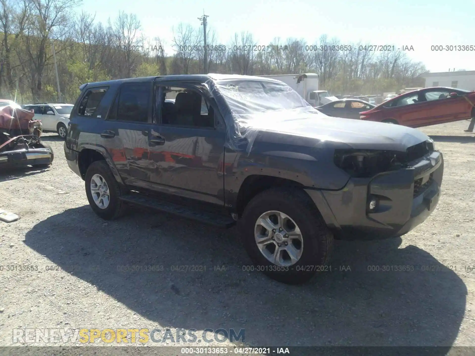 1 Photograph of a damaged car JTENU5JR0M5887902 TOYOTA 4RUNNER 2021