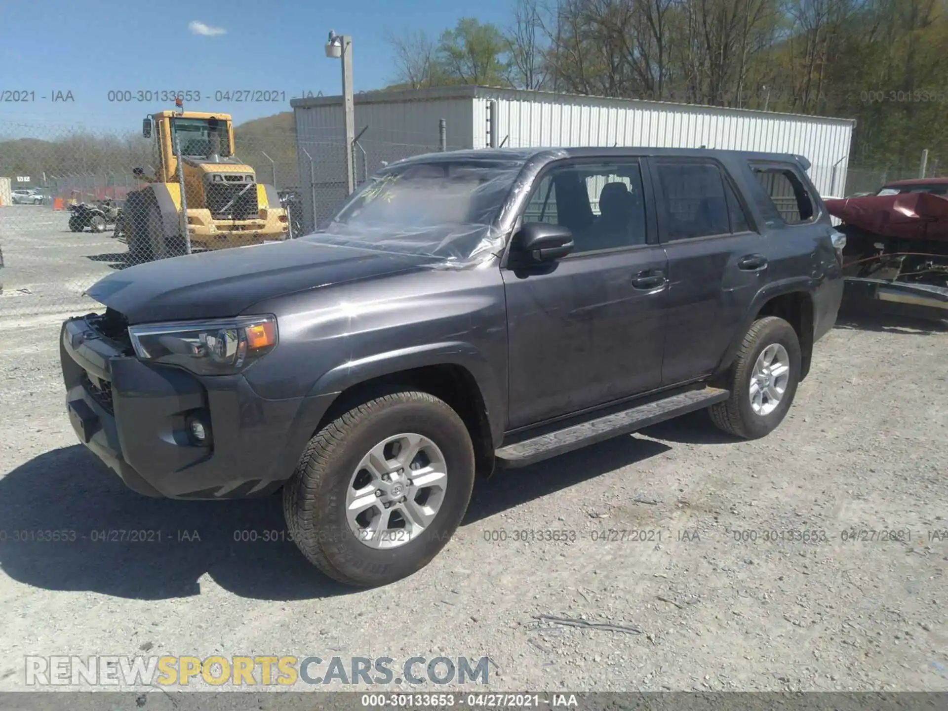 2 Photograph of a damaged car JTENU5JR0M5887902 TOYOTA 4RUNNER 2021