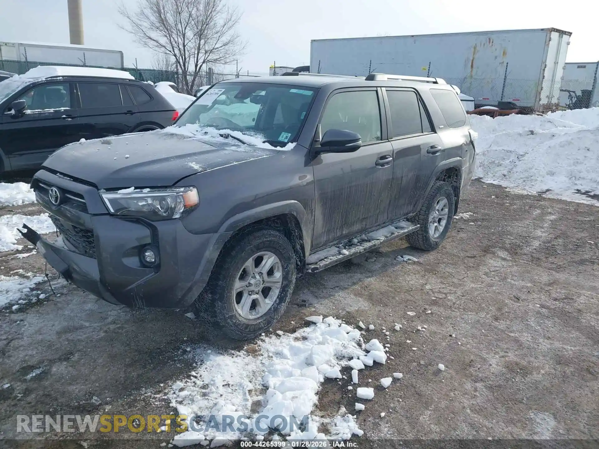 2 fotografías del automóvil dañado JTENU5JR1M5933754 TOYOTA 4RUNNER 2021