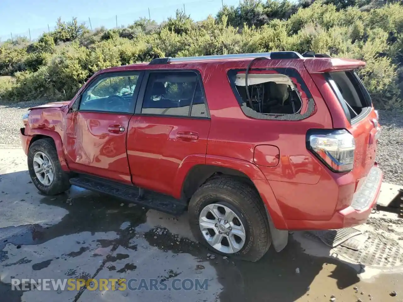 2 Photograph of a damaged car JTENU5JR2M5933424 TOYOTA 4RUNNER 2021